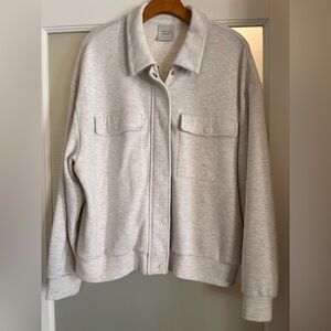 Varley Light Gray Utility Jacket